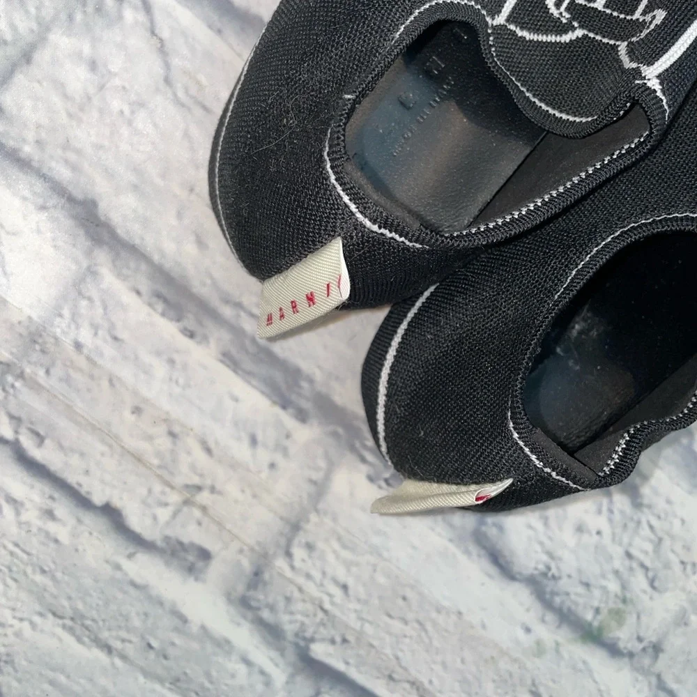 MARNI Intarsia Knit Printed Logo Sneakers Slip On Shoes EU 40 US Mens 7 Womens 9 - Picture 7 of 13